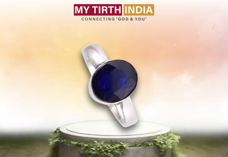 Panchdhatu Natural Certified Blue Sapphire Ring at Rs 2999 in New Delhi